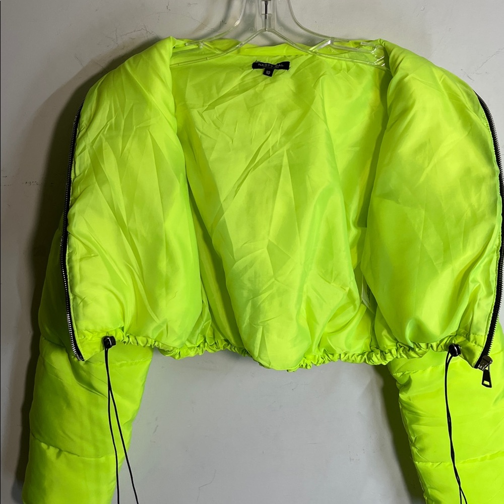 Nasty Gal Neon Green Jacket - Picture 6 of 7